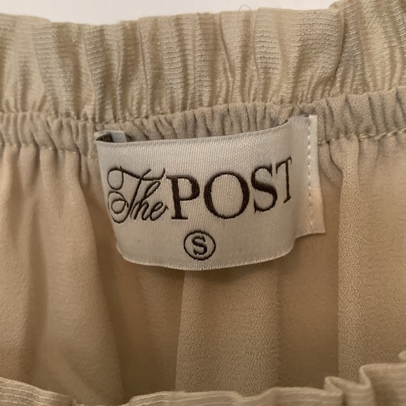 The POST Jennifer Tank Taupe square neck sleeveless tank - Picture 3 of 5